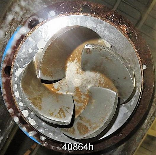 Used Goulds 3196 3x4x8, SS Casing, 4- Vane 6.25" SS Impeller #40864