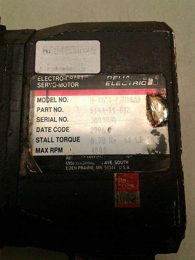 Used RELIANCE ELECTRIC H-4050-P-H00AA