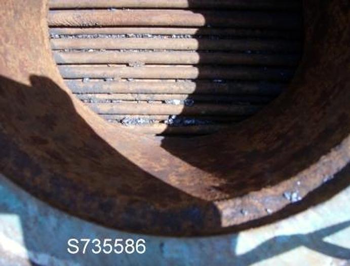 Used Heat Exchanger, Shell & Tube, 475 SF, C/st And Copper, #S735586