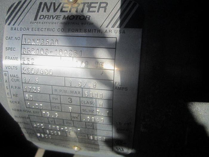 Used Conveyor, Belt, 8" x 16', Pacific, 90 Deg, Frame Only, #S738574