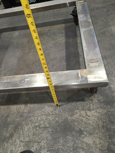 Used DPS Accessory Dolly Heavy Duty Stainless Steel Dolly Biomedical