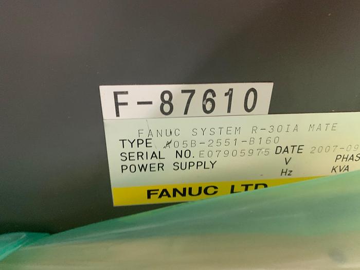 Used 2007 FANUC LR MATE 200iC