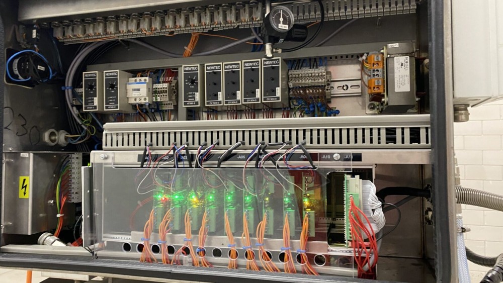 Used Newtec 9 head lineair weigher