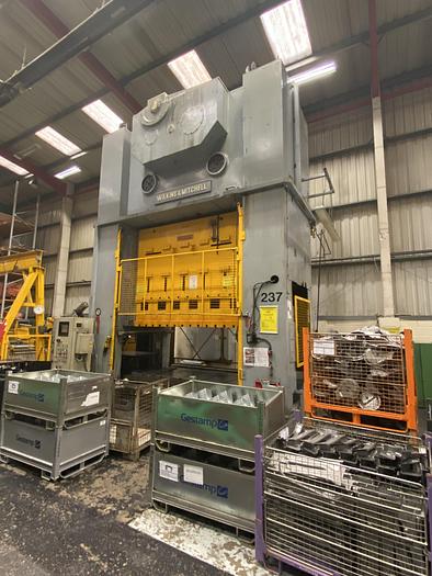 Used Wilkins & Mitchell 600-ton Single Action Mechanical Press