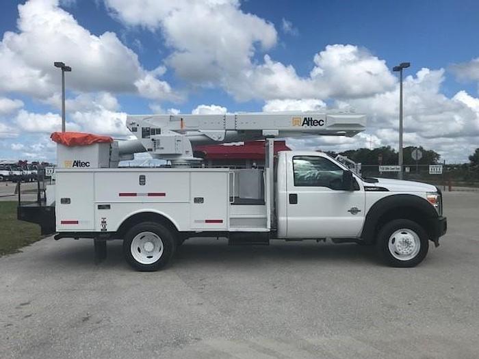 Used 2011 Ford F550 4x4 Altec L37-MH 42ft Bucket Truck - C38025