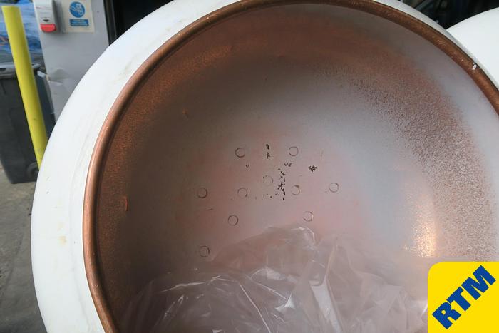 Used (8) Copper Coating Pans