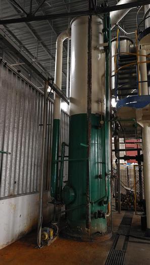 Used Linia do przerobu pomidorów na pastę pomidorową o wydajności 200 t świeżych pomidorów na dobę ze stacją wyparną 2-stopniową firmy MANZINI