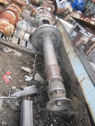 Used Pump, Sump, 50 HP, 6", Johnston, S/st, #S623350