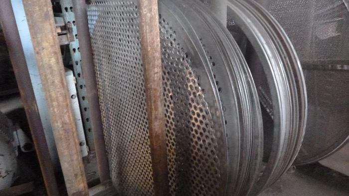 Used Screen, Sweco, 48", S/st, Perforated, Screen Only (36) #S743377