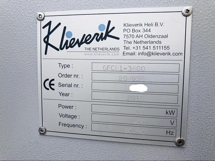 Used 2015 Klieverik GFC81-3400