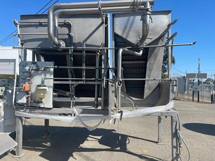 Used Double Hydrosieve Waste Water Screen System with Recovery Tank