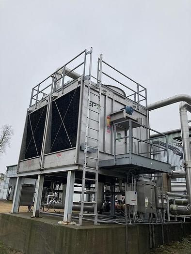 Used MARLEY MODEL NC8401, 2-CELL 300 SERIES STAINLESS STEEL COOLING TOWER