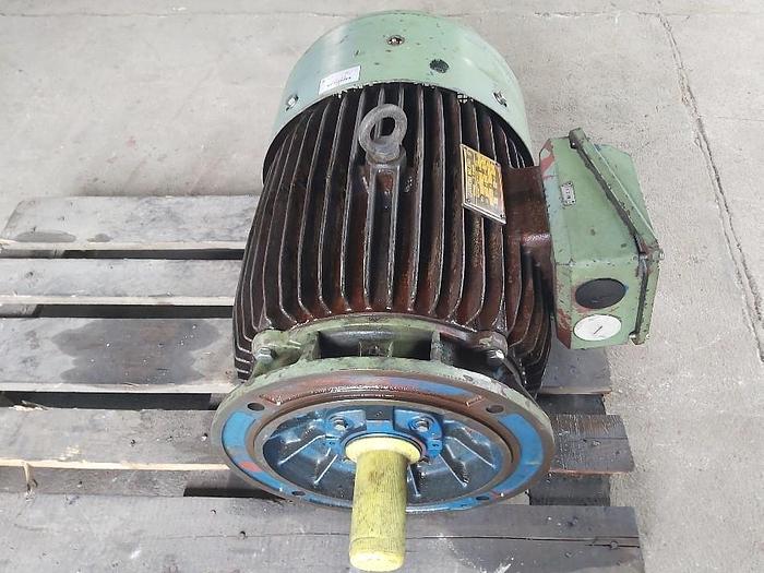 Gebraucht Elektromotor mit Flansch und Fuss, SLG 200 L6B, 22 KW, 982 rpm, Cantoni Milano,  gebraucht