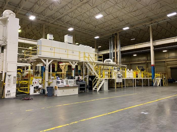 Used 800 ton Verson 204"x108" Blanking Press Line