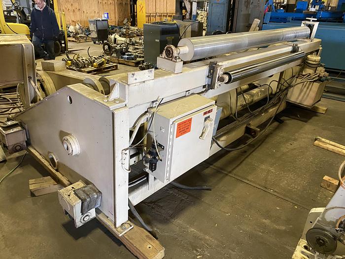 Used 84" BARTELL SHAFTLESS FLOOR PICK UP UNWIND STAND 72" DIAMETER