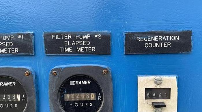 Used HYDROFLOW MODEL HSF-1500-G COOLANT FILTRATION SYSTEM FOR GRINDING SWARF