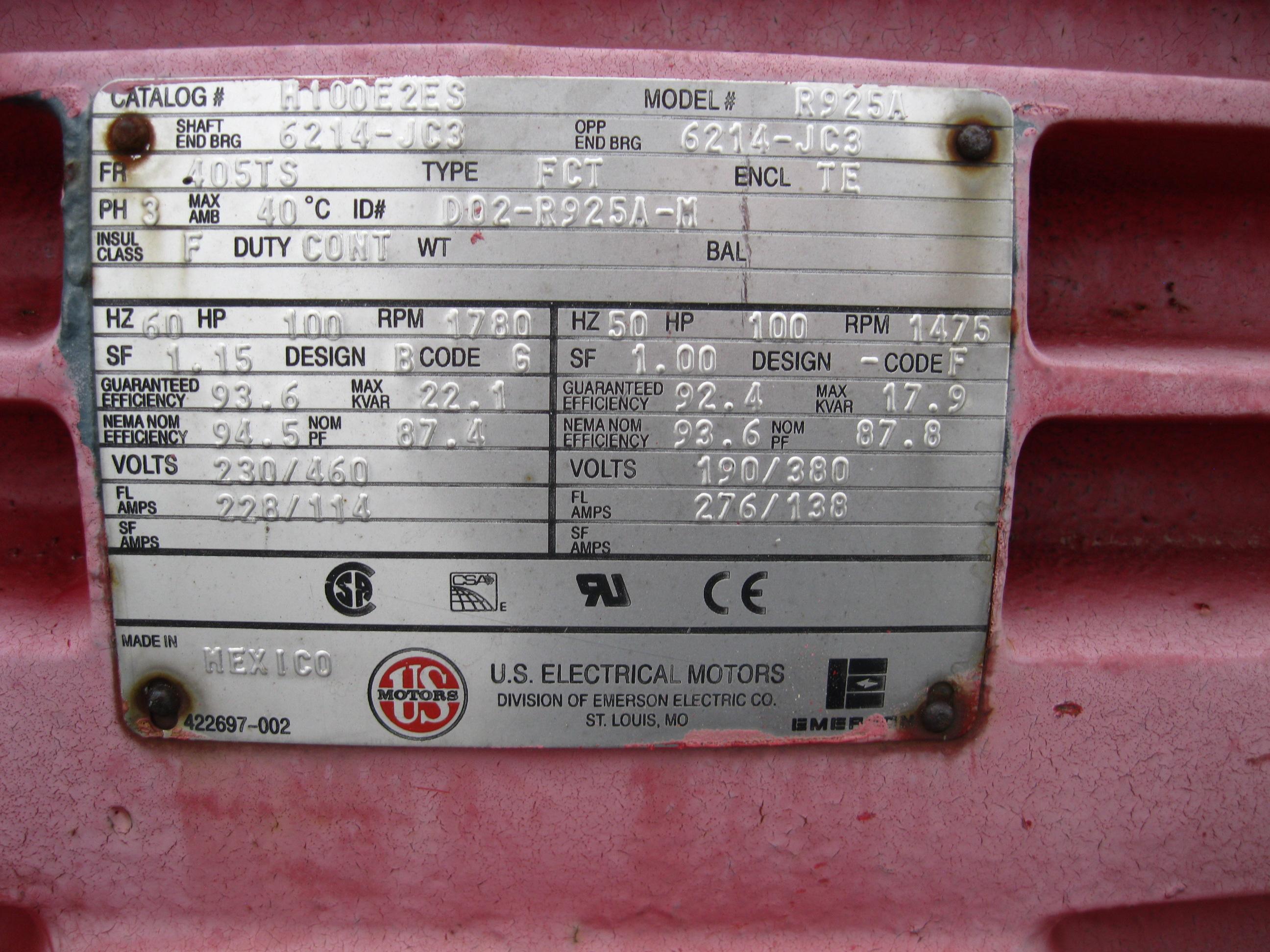 Used 6X8 ITT WATER PUMP