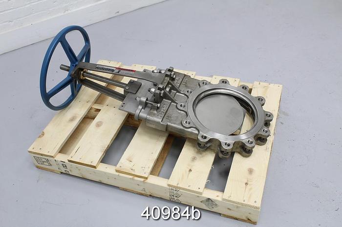 Unused Dezurik 10" Hand Operated Knife Gate Valve #40984