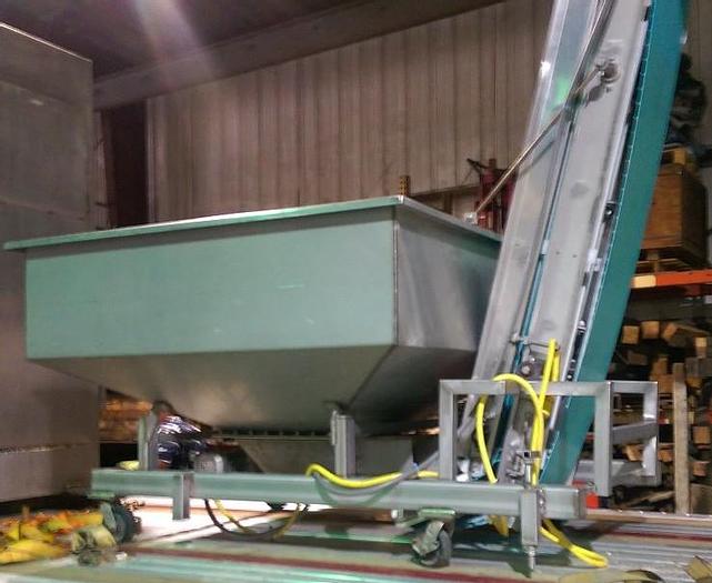 Used DOUGH PUMP AND INCLINE CONVEYOR