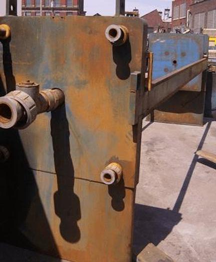 Used 30 CU. FT. DURCO MODEL E03580 FILTER PRESS – POLYPRO- 930 MM