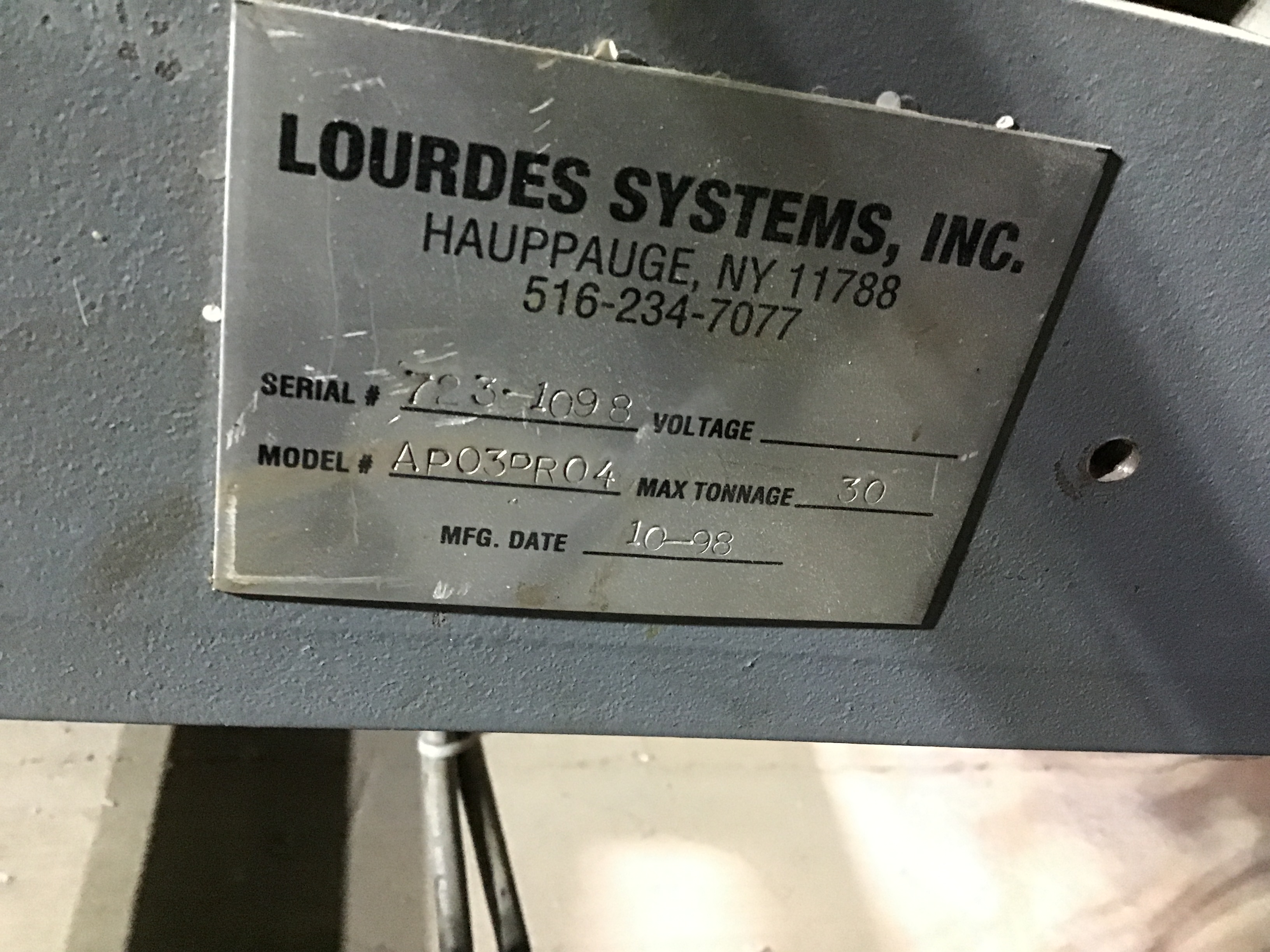 Used Lourdes Press