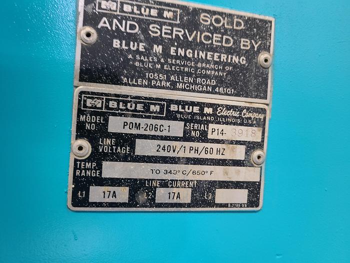 Used Blue M PR 1506 F MP2