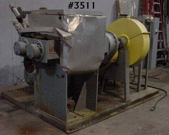 Used 25 GALLON J.H. DAY MIXTRUDER – JACKETED WITH CONTROL PANEL – #3511