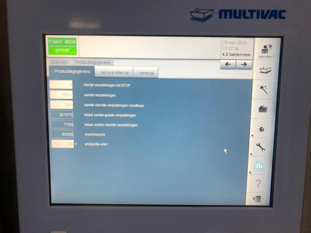 Used Multivac R275CD