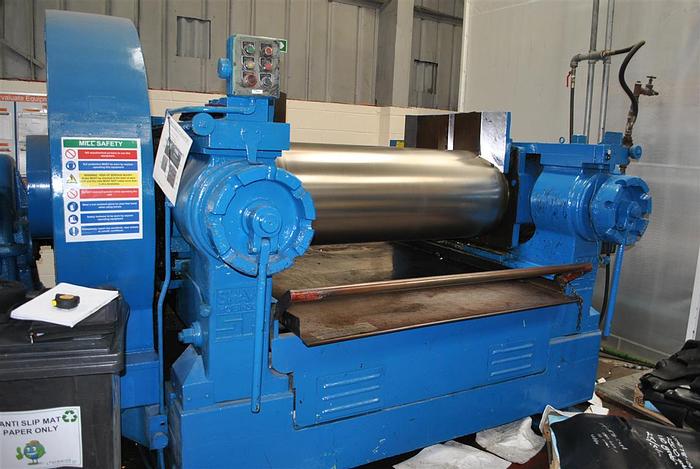 Used Shaw Robinson 22in dia x 60in Two Roll Mill