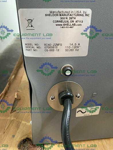 for parts or not working Shel Lab RI40-ZZMFG Large Capacity General Purpose Incubator 40 Cu Ft 70°C