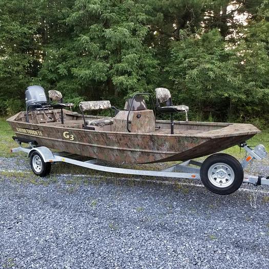 New 2021 G3 18 CCJ Jet Tunnel Hull (Mossy Oak Break Up)