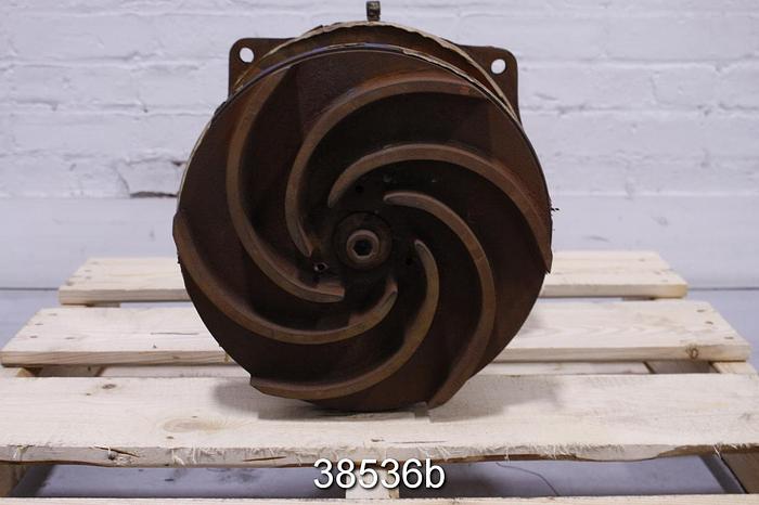 Used Gorman RuppU3B60-B Trash Pump Rotating Assembly, 6 Vane, 11" Diameter #38536