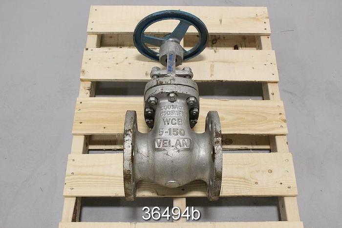 Used Velan 5" Full Port Gate Valve, F13-0064C-02TY #36494