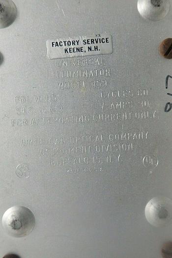 Used Fisher Scientific Model 359 Universal Illuminator