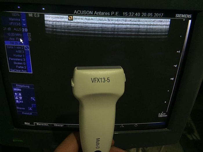Gebraucht Siemens VFX 13-5 Multi-D Ultraschall Sonden