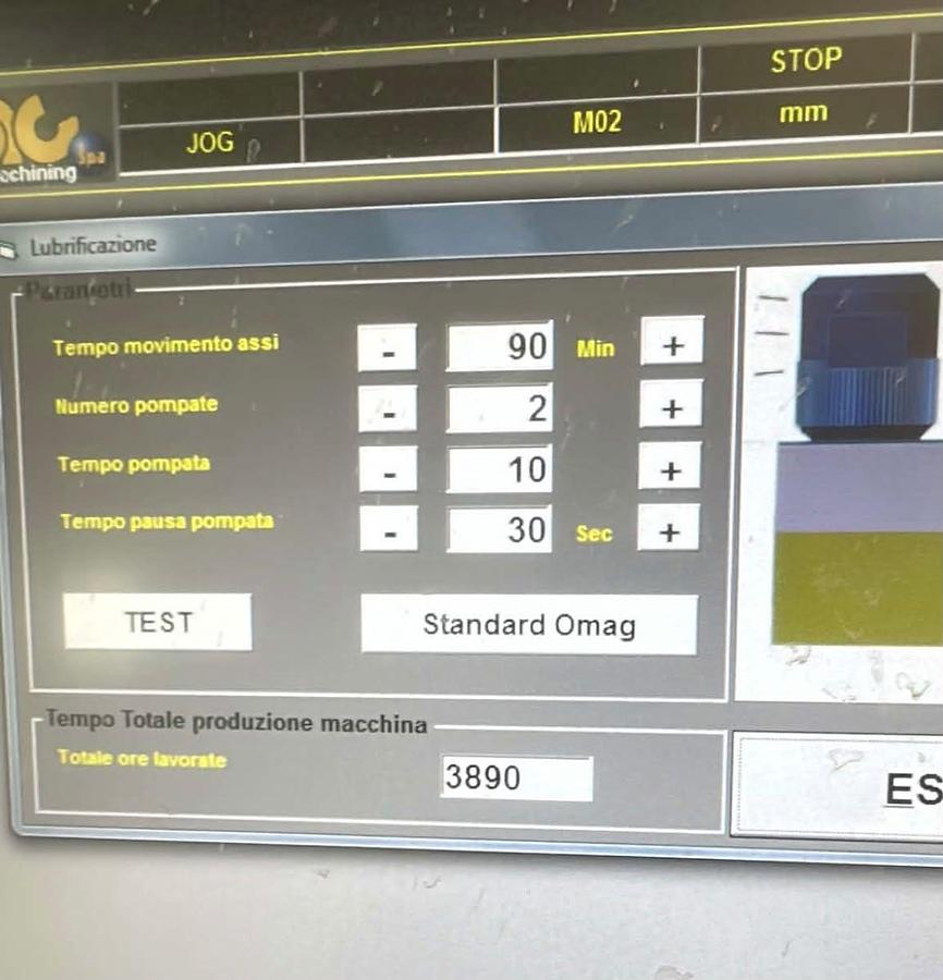Gebraucht 2005 Omag Mill 4x mit Gravierlaser