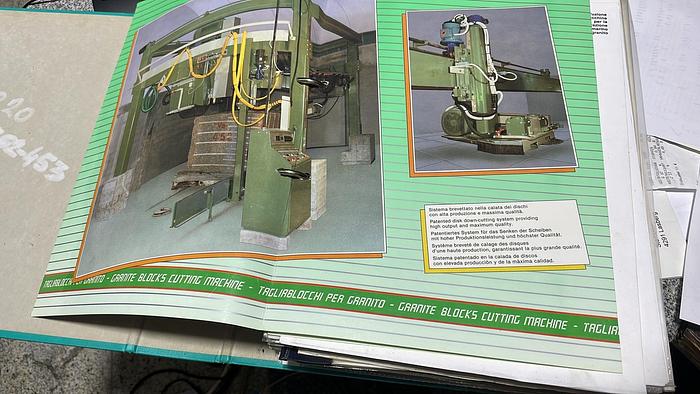 Gebraucht 1996 Bombieri Venturi Taglia Blocchi für Granit