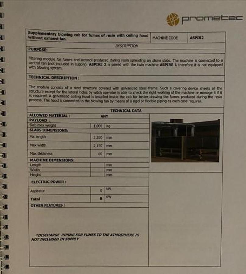 Gebraucht 2018 Prometec- Beschichtungsanlage/Resin line-