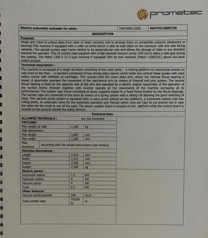 Gebraucht 2018 Prometec- ARTEMISIA Schleifstrasse/Polishing line