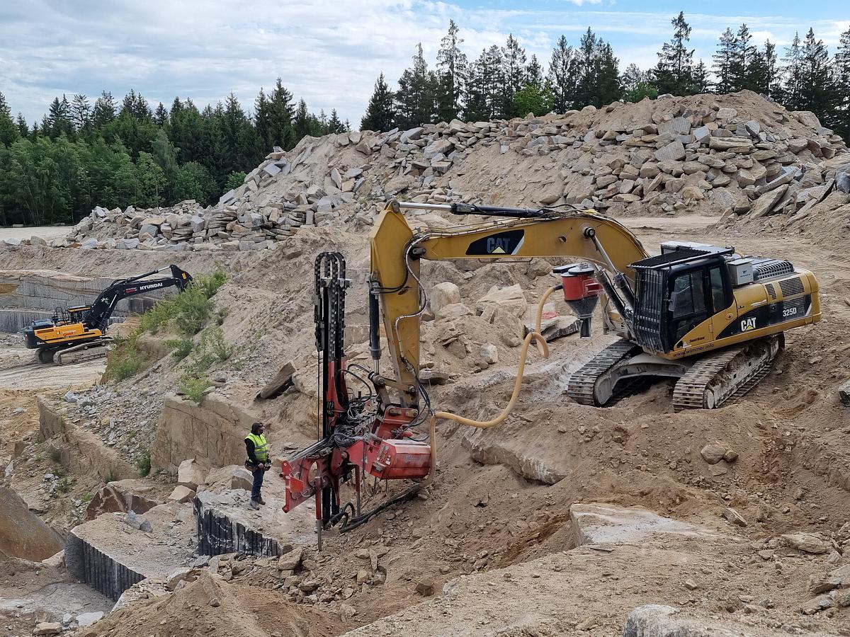 Gebraucht 2000 Wimmer/CATERPILLAR Luna/CAT 325 DLN