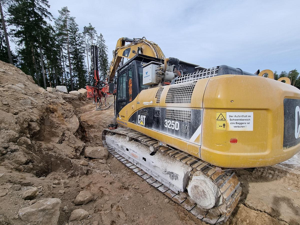 Gebraucht 2000 Wimmer/CATERPILLAR Luna/CAT 325 DLN