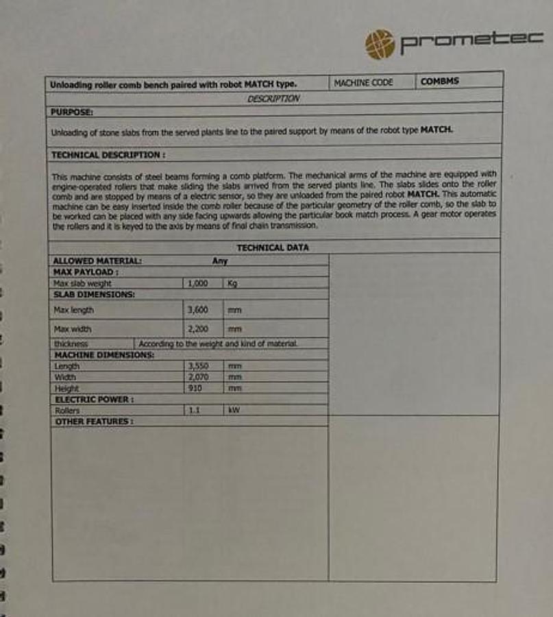 Gebraucht 2018 Prometec- ARTEMISIA Schleifstrasse/Polishing line