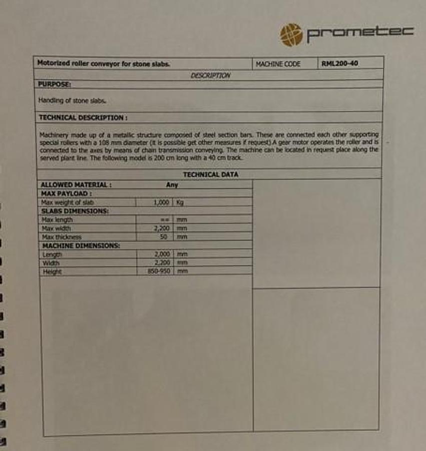 Gebraucht 2018 Prometec- ARTEMISIA Schleifstrasse/Polishing line