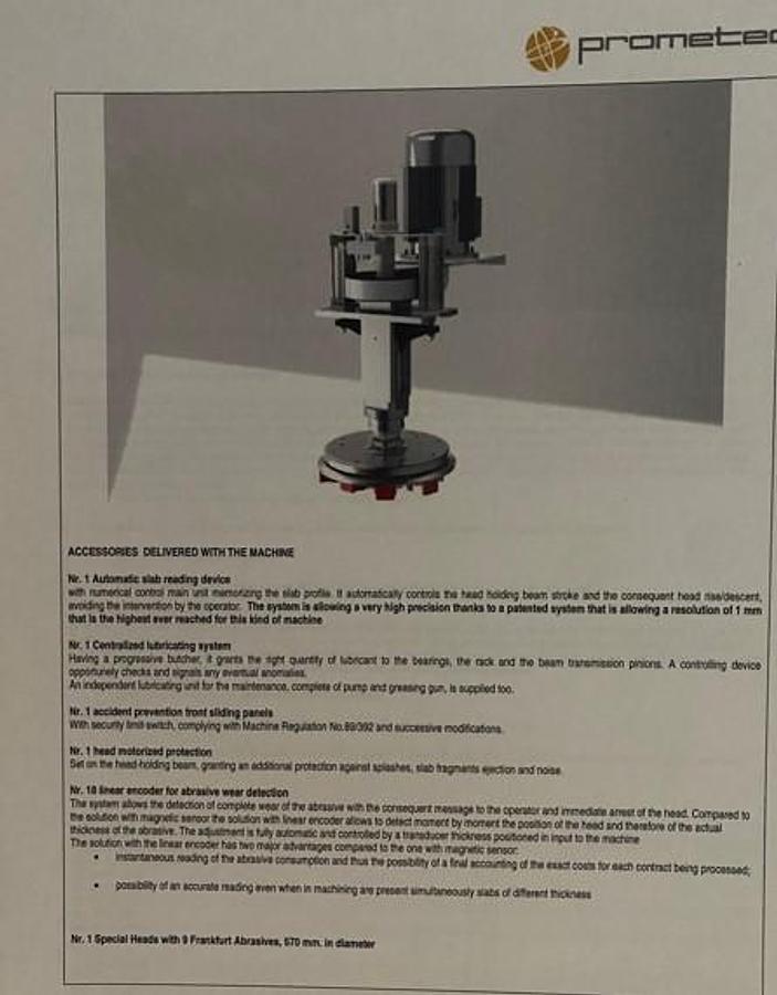 Gebraucht 2018 Prometec- ARTEMISIA Schleifstrasse/Polishing line