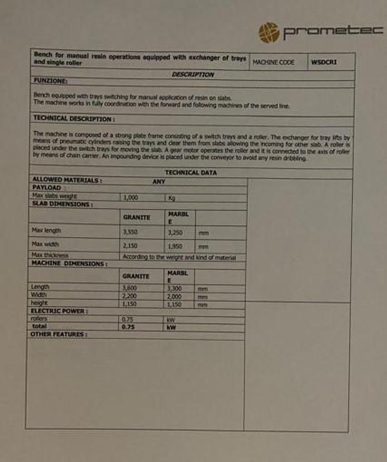 Gebraucht 2018 Prometec- Beschichtungsanlage/Resin line-