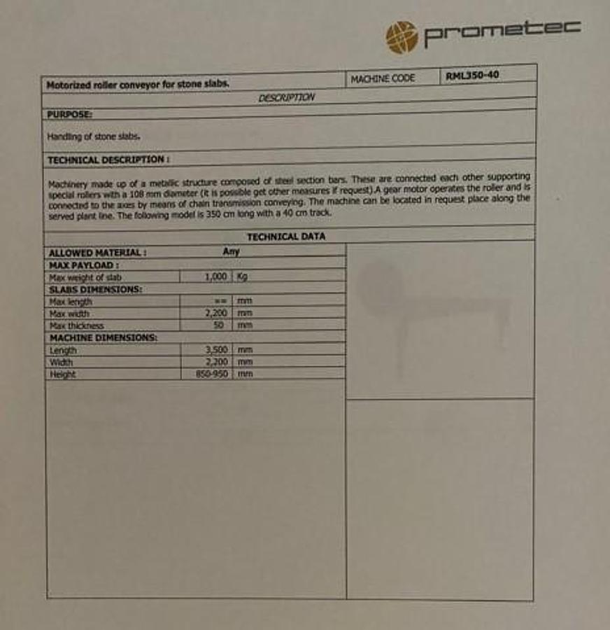Gebraucht 2018 Prometec- ARTEMISIA Schleifstrasse/Polishing line