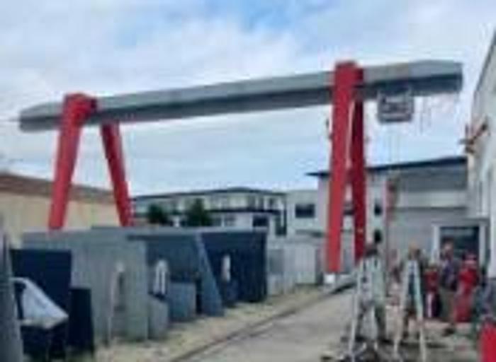 Gebraucht Kran Außenportalkran 10 t