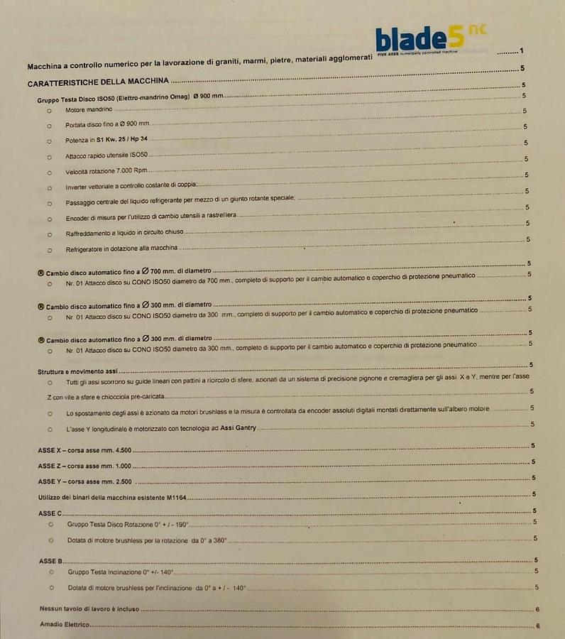 Gebraucht 2018 Omag Blade 5 nc