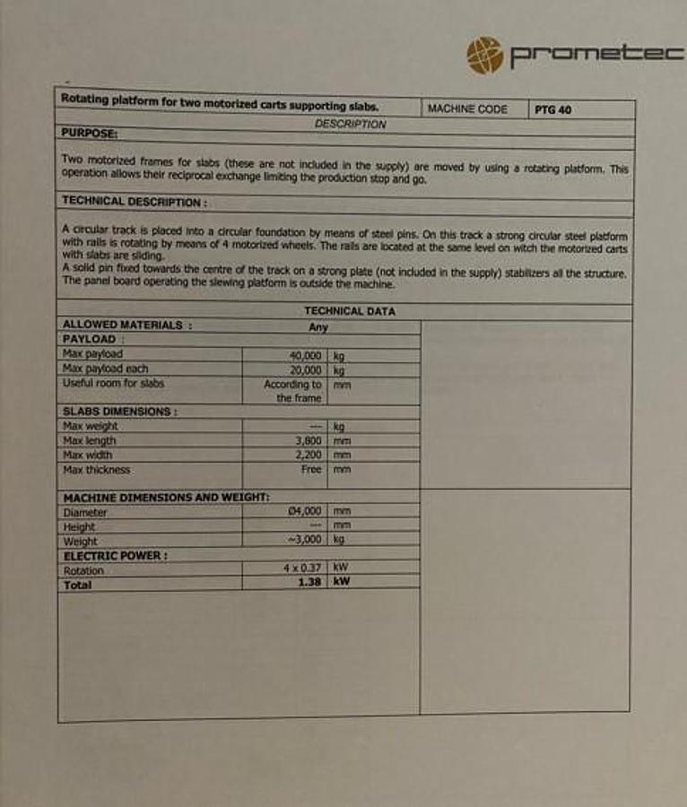 Gebraucht 2018 Prometec- ARTEMISIA Schleifstrasse/Polishing line