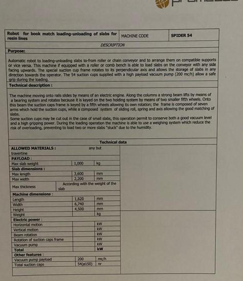 Gebraucht 2018 Prometec- ARTEMISIA Schleifstrasse/Polishing line